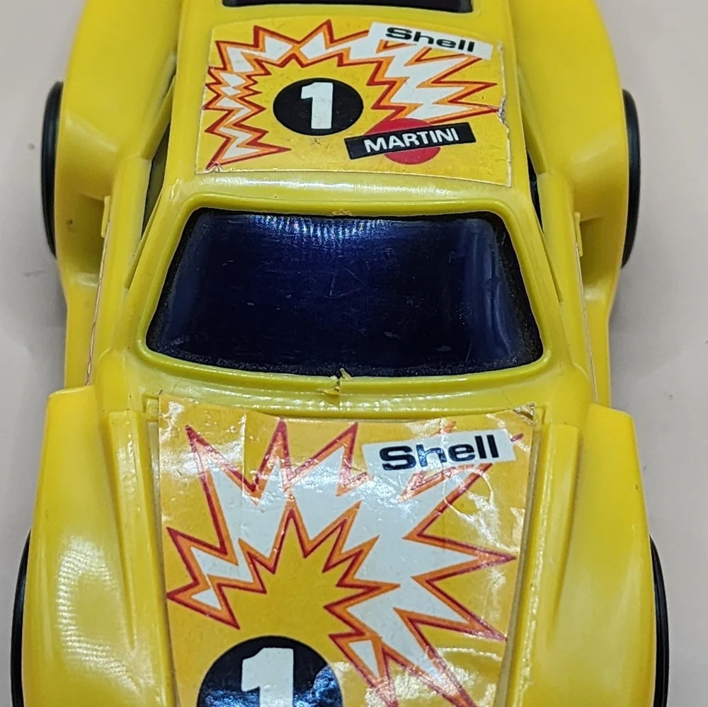 Vtg Blue Box 1985 Porsche 939 Battery Operated Car Plastic - Picture 5 of 9
